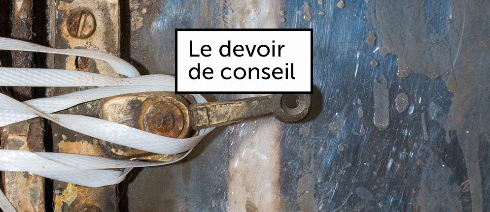 devoir de conseil