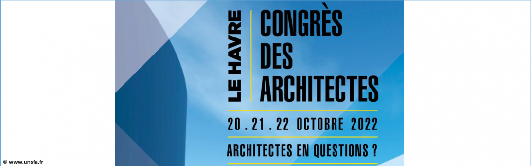 L’union des Architectes organise son 52ème congrès annuel