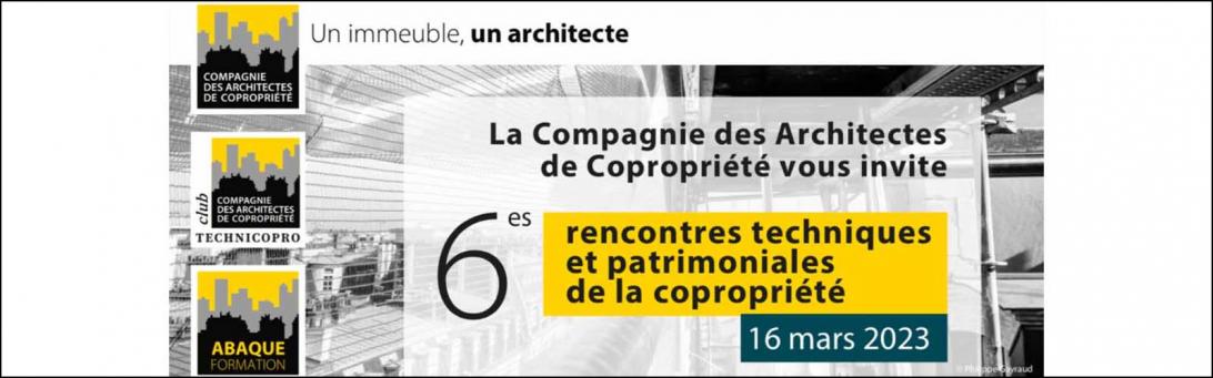 Retrouvez la MAF aux 6èmes Rencontres Techniques et Patrimoniales de la Copropriété
