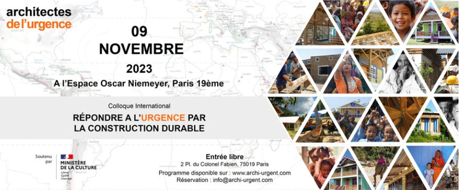 Colloque "Répondre à l’urgence par la construction durable"