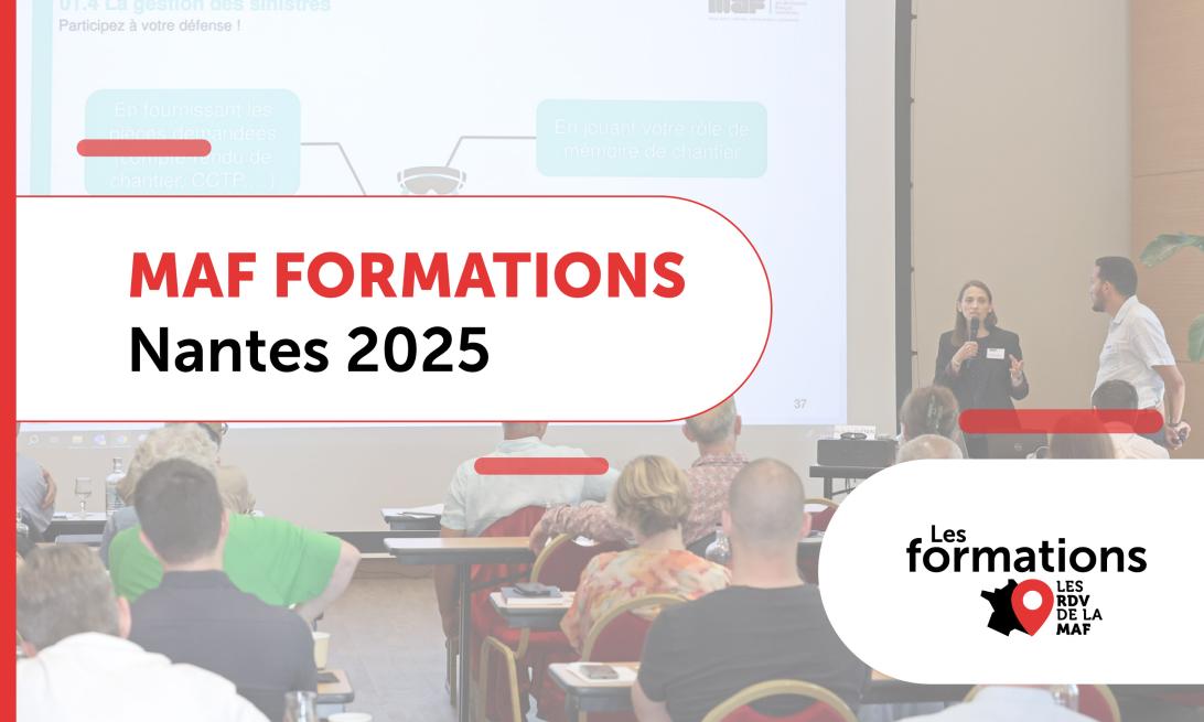 Votre formation structurée MAF : retrouvez nous à Nantes