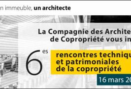 Retrouvez la MAF aux 6èmes Rencontres Techniques et Patrimoniales de la Copropriété