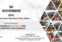 Colloque "Répondre à l’urgence par la construction durable"