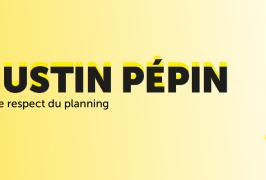 Justin Pépin et le respect du planning